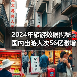 2024年旅游数据揭秘：国内出游人次56亿激增14.8%（图3）