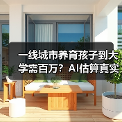 一线城市养育孩子到大学需百万？AI估算真实成本揭秘（图3）