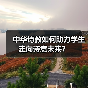 中华诗教如何助力学生走向诗意未来？