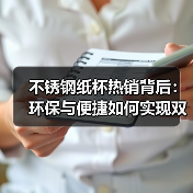 不锈钢纸杯热销背后：环保与便捷如何实现双赢？（图1）