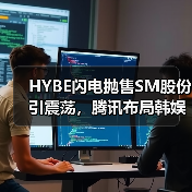 HYBE闪电抛售SM股份引震荡，腾讯布局韩娱谁主沉浮？（图1）