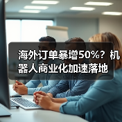 海外订单暴增50%？机器人商业化加速落地（图1）