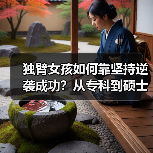 独臂女孩如何靠坚持逆袭成功？从专科到硕士的励志之路（图3）