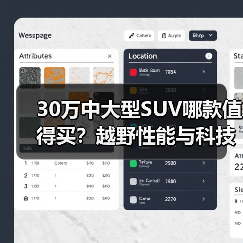 30万中大型SUV哪款值得买？越野性能与科技配置全解析（图3）