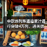 中欧班列东通道累计通行突破4万列，通关效