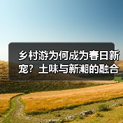 乡村游为何成为春日新宠？土味与新潮的融合