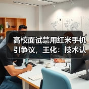 高校面试禁用红米手机引争议,王化:技术认知需更新(图2) 高校面试禁用红米手机引争议,王化:技术认知需更新(图2)