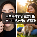全国最便宜火车票1元半个世纪未涨:还能坐这趟 全国最便宜火车票1元半个世纪未涨:还能坐这趟