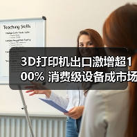 3D打印机出口激增超100% 消费级设备成市场新宠(图1) 3D打印机出口激增超100% 消费级设备成市场新宠(图1)