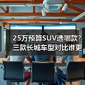 25万预算SUV选哪款？三款长城车型对比
