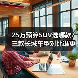 25万预算SUV选哪款?三款长城车型对比谁更配得上你(图2) 25万预算SUV选哪款?三款长城车型对比谁更配得上你(图2)