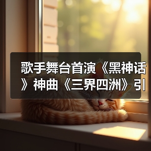 歌手舞台首演《黑神话》神曲《三界四洲》引热议(图1) 歌手舞台首演《黑神话》神曲《三界四洲》引热议(图1)