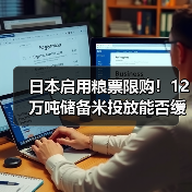 日本启用粮票限购!12万吨储备米投放能否缓解米荒危机(图2) 日本启用粮票限购!12万吨储备米投放能否缓解米荒危机(图2)