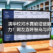 清华校河水真能增益脑力?网友直呼智商与拜水无关(图1) 清华校河水真能增益脑力?网友直呼智商与拜水无关(图1)