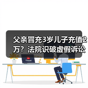 父亲冒充3岁儿子充值2万?法院识破虚假诉讼真相(图4) 父亲冒充3岁儿子充值2万?法院识破虚假诉讼真相(图4)