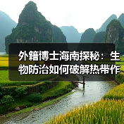 外籍博士海南探秘：生物防治如何破解热带作物病害？（图2）