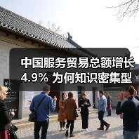 中国服务贸易总额增长4.9% 为何知识密集型服务出口增速领跑?(图4) 中国服务贸易总额增长4.9% 为何知识密集型服务出口增速领跑?(图4)