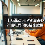十万混动SUV省油省心?油电同价终结家庭用车难题(图3) 十万混动SUV省油省心?油电同价终结家庭用车难题(图3)