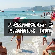 大湾区养老新风尚:跨境服务便利化,银发族如何安享晚年(图3) 大湾区养老新风尚:跨境服务便利化,银发族如何安享晚年(图3)