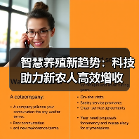 智慧养殖新趋势：科技助力新农人高效增收