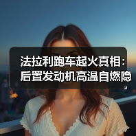 法拉利跑车起火真相:后置发动机高温自燃隐 法拉利跑车起火真相:后置发动机高温自燃隐