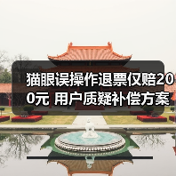 猫眼误操作退票仅赔200元 用户质疑补偿方案