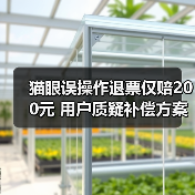 猫眼误操作退票仅赔200元 用户质疑补偿方案(图4) 猫眼误操作退票仅赔200元 用户质疑补偿方案(图4)