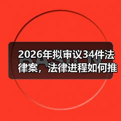 2026年拟审议34件法律案，法律进程如何推进？（图3）