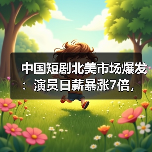 中国短剧北美市场爆发:演员日薪暴涨7倍,制作需求激增(图4) 中国短剧北美市场爆发:演员日薪暴涨7倍,制作需求激增(图4)