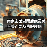 南京玄武湖雨后晚霞美不美？网友直呼震撼（图2）