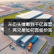 从街头摊贩到千亿首富！两兄弟如何靠低价策略逆袭？