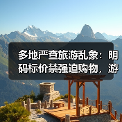 多地严查旅游乱象:明码标价禁强迫购物,游客权益如何保障?(图2) 多地严查旅游乱象:明码标价禁强迫购物,游客权益如何保障?(图2)