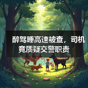 醉驾睡高速被查，司机竟质疑交警职责