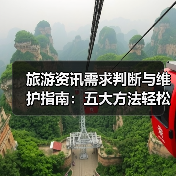 旅游资讯需求判断与维护指南:五大方法轻松搞定(图4) 旅游资讯需求判断与维护指南:五大方法轻松搞定(图4)