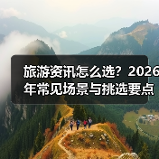 旅游资讯怎么选？2026年常见场景与挑选要点全攻略