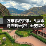 万米旅游资讯：从需求判断到维护的全流程经验