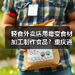 轻食外卖店用霉变食材加工制作食品?重庆通报:基本属实,立案调查(图3) 轻食外卖店用霉变食材加工制作食品?重庆通报:基本属实,立案调查(图3)