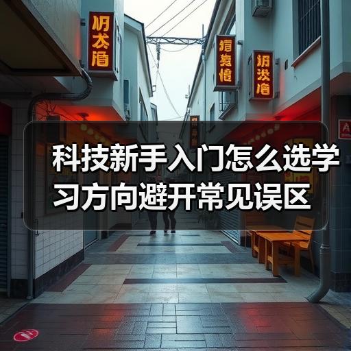 科技新手入门怎么选学习方向避开常见误区