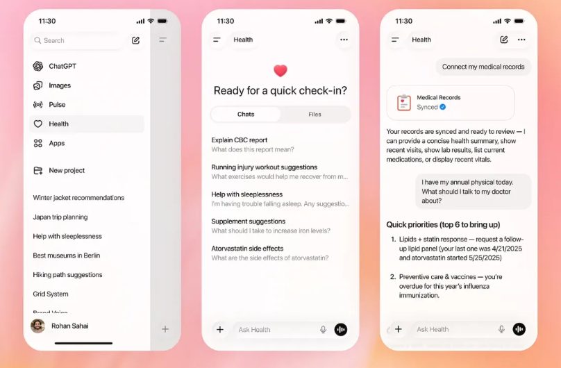 每周2.3亿人偷偷咨询健康问题，ChatGPT竟然推出了这个秘密空间(图1)
