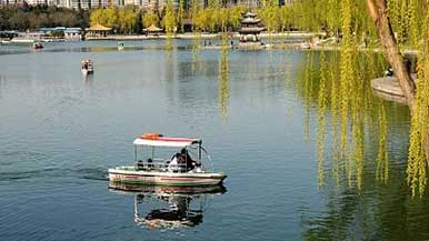 北京公园游船开航，5G技术竟然让排队成为