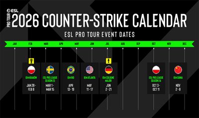 全球电竞赛程揭晓，Major领衔年度巅峰